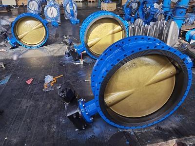 Válvula borboleta flange