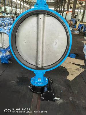Wafer Tipo butterfly Valve CF8M Disco EPDM Operador de engrenagem de assento EPDM